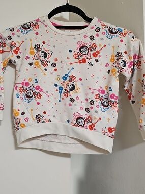Disney Coco Toddler Lightweight Crewneck Sweatshirt Size 4